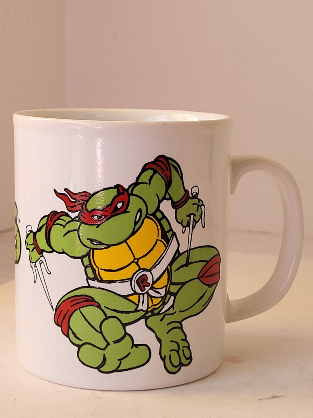 1990 TMNT Mug Raphael Coloroll England Mirage Studios
